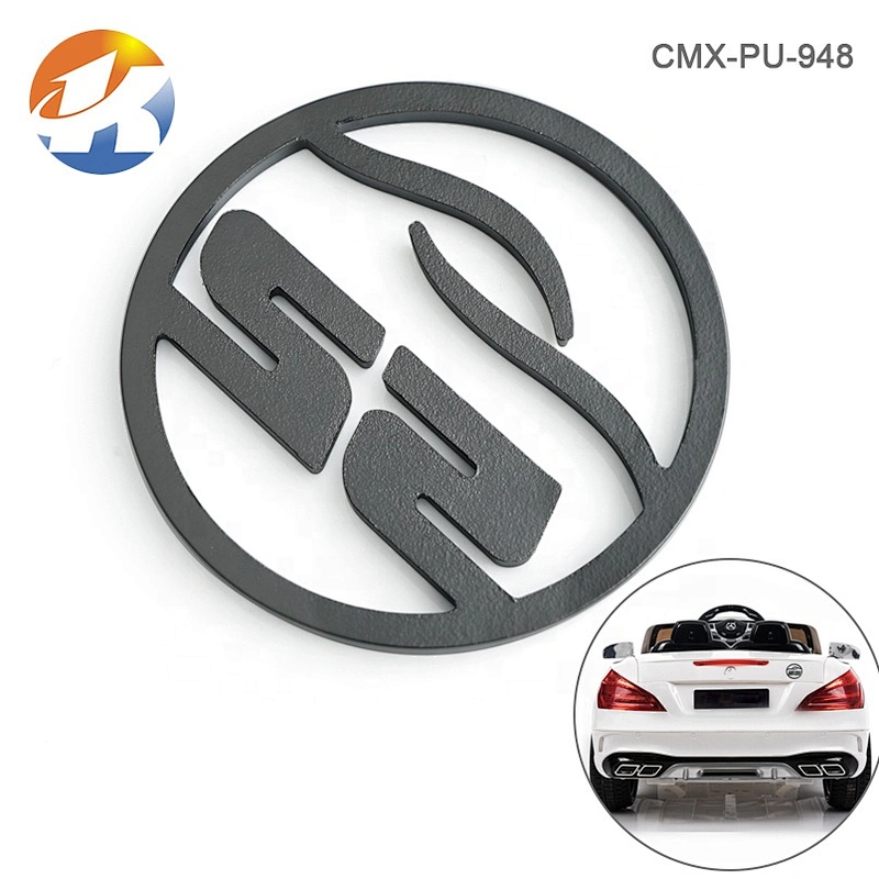 Custom Self Adhesive Metal Logo Tag, Zinc Alloy Die-casting Round Metal Label for Bag