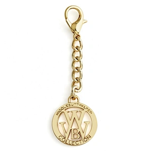 Fashion Luxury Metal Hang Name Tag for Handbags, Custom Gold Metal Hollow Logo Tag ^
