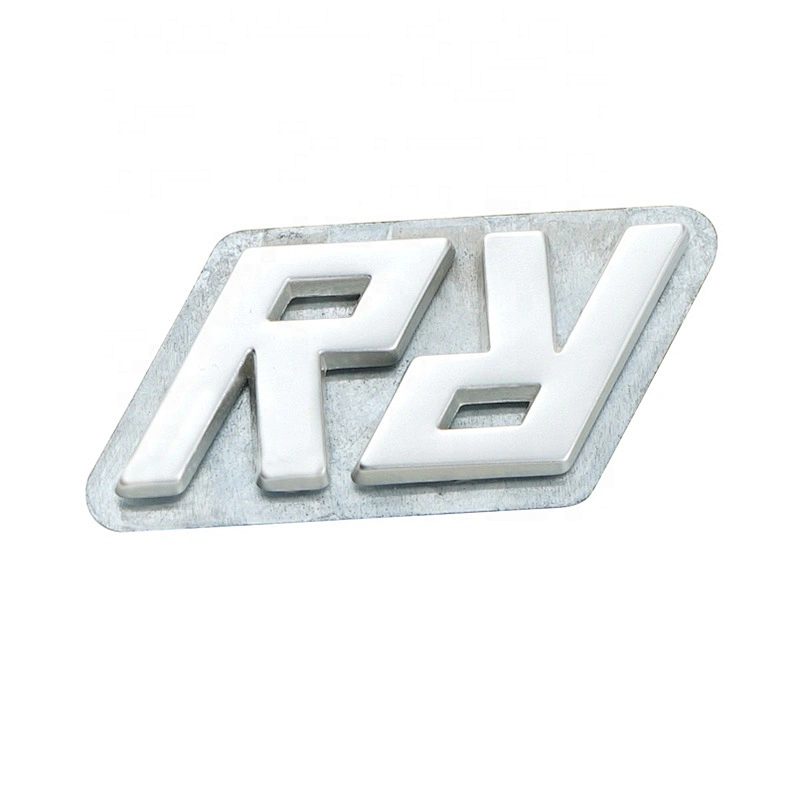 Zinc Alloy Customized Metal Logo Tag Letters For Purse