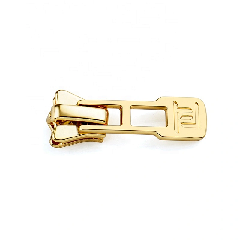 Custom Made Zipper Pull Metal, Gold Fancy Metal Zipper Puller For Handbag