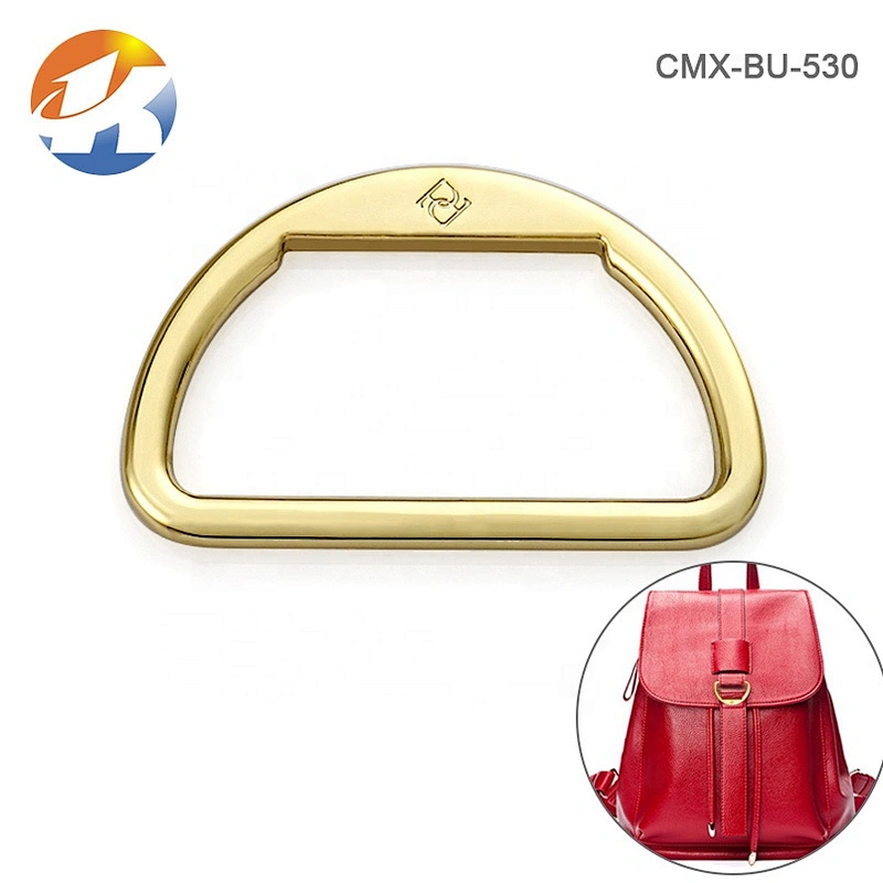 High Quality Design Fashion Gold 2 Inch D Ring Metal Belt Buckle for Clothing