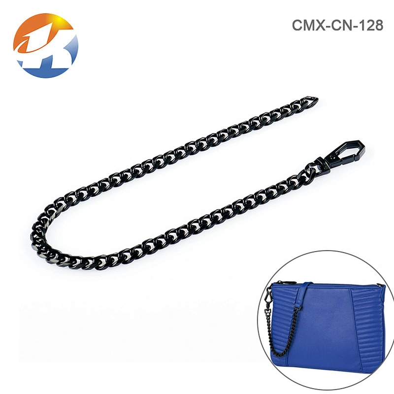 High Quality Black Metal Bag Chain Strap