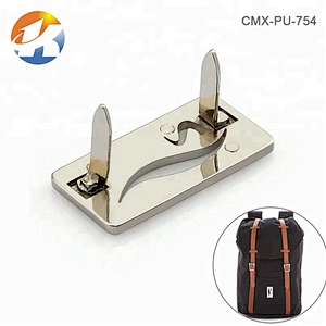 Bag Hardware Custom Cut Out Logo Style Metal Plate Logo