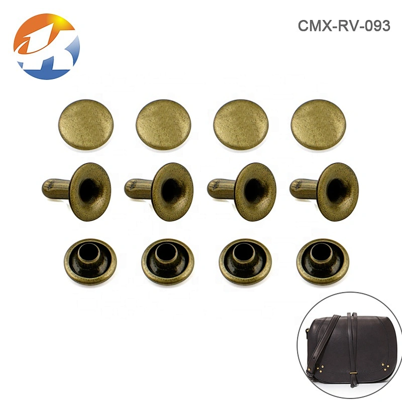 Wholesale Antique Brass Clothing Studs, Bags Cases Metal Rivets For Bag Accessories