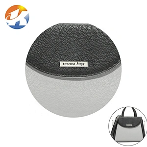 OEM ODM Rectangle with Engraved Black Logo Metal Name Plate, Design Metal Bag Logo Label for Handbag