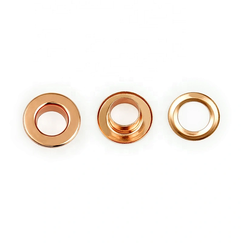 Wholesale Rose Gold Metal Eyelets And Grommets With Washers For Bag Clothing Shoes