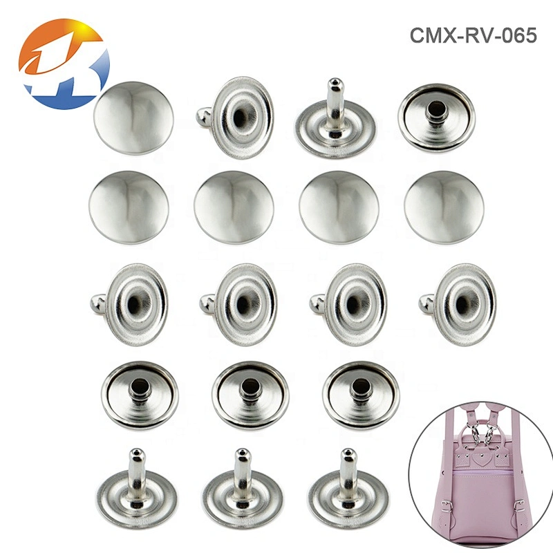 Wholesale Metal Clothes Rivet, Customized Single Cap Rivet For Handbags