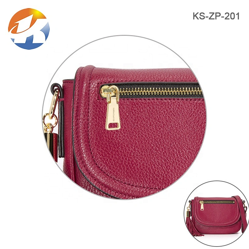 Custom Wallet Zipper Pull With Laser Logo, Gold Plated Metal China Zipper Puller For Bag