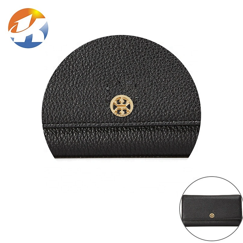 Handbag Wallet Hardware Metal Logo Tag, Custom Round Shape Gold Metal Label for Purse