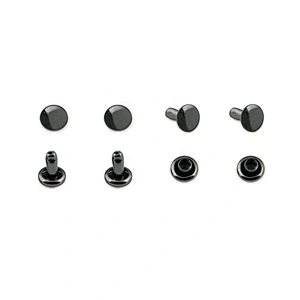 Dongguan Factory Direct Supply Bag Accessories Round Head Metal Iron Rivet For Shoe Clothing