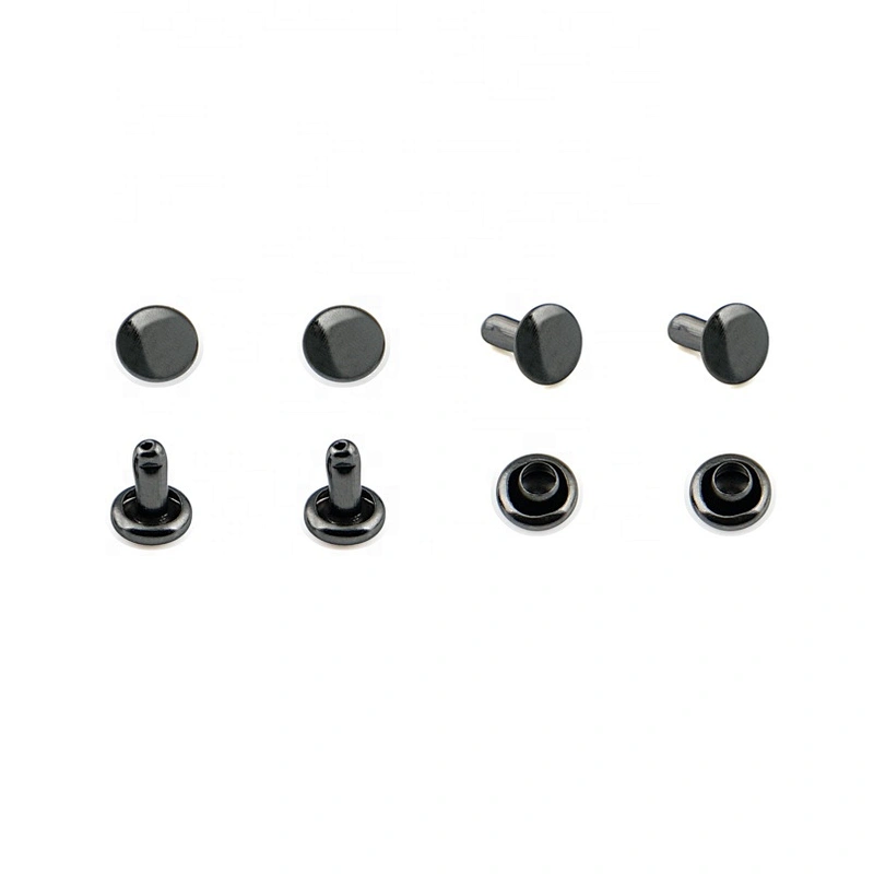 Dongguan Factory Direct Supply Bag Accessories Round Head Metal Iron Rivet For Shoe Clothing