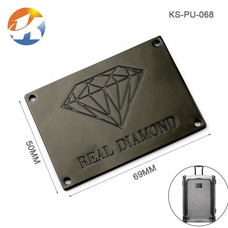 Custom Brand Logo Metal Charms Tag For Bag, Bag Accessory Custom Metal Logo Label Naming Tag