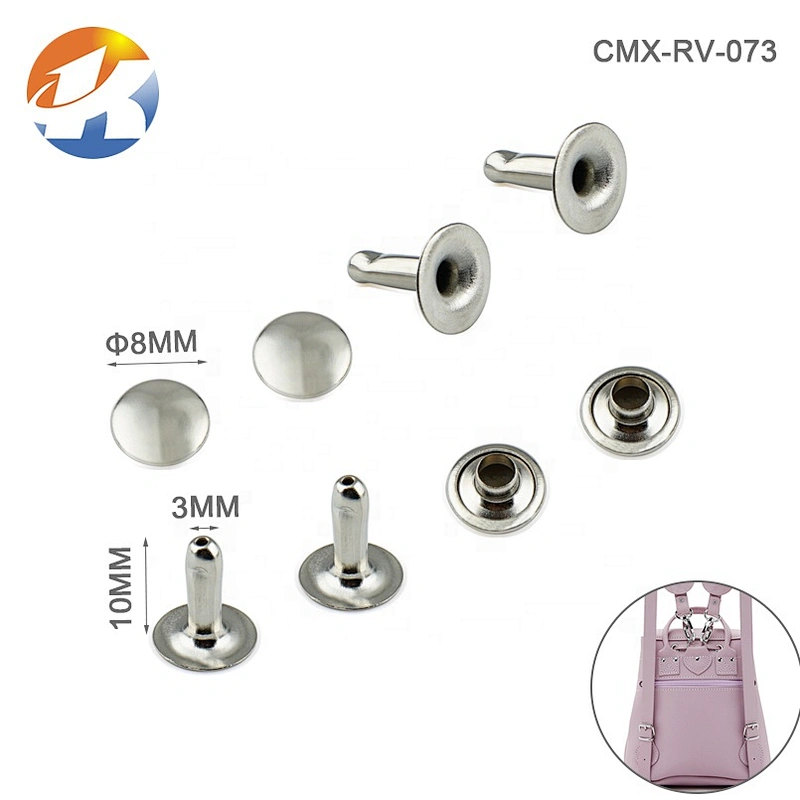 Handbag Hardware Good Price Silver Metal Rivet, Factory Direct Supply Bag Rivets For Clothing