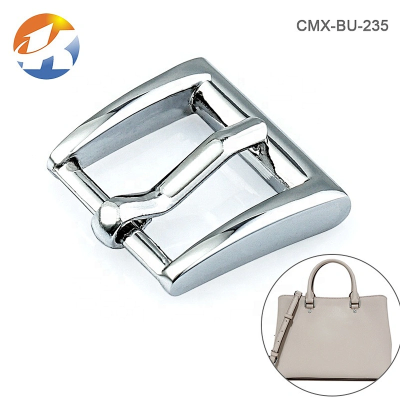 Factory Direct Sale Zinc Alloy Metal Pin Buckle, Custom Nickel Metal Buckle with Pin for Belt