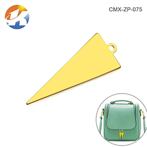 Fashion Style Metal Custom Made Zipper Pull For Bags