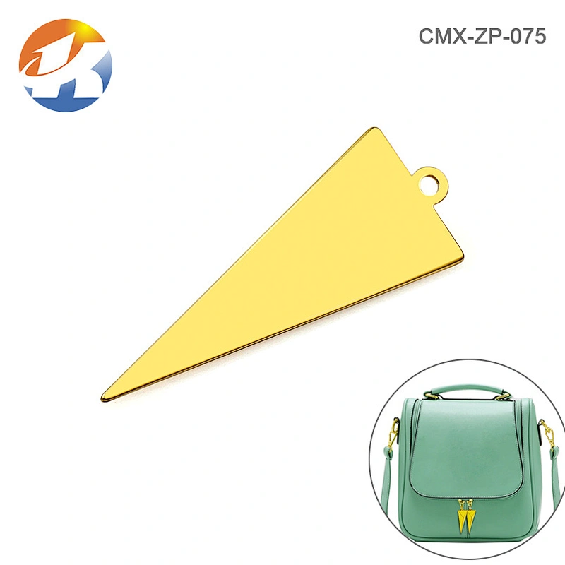Fashion Style Metal Custom Made Zipper Pull For Bags