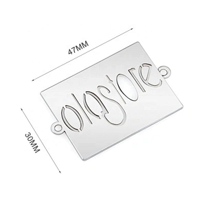 Professional Custom Logo Plate Metal Label For Clothing