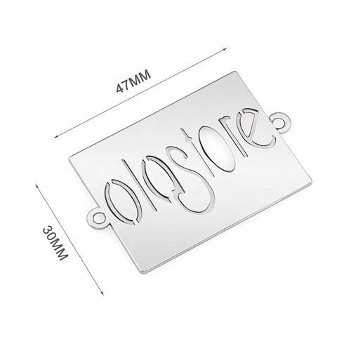 Professional Custom Logo Plate Metal Label For Clothing