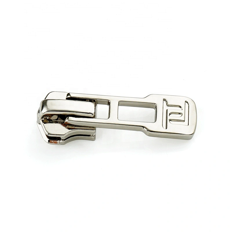 Custom Shape Zipper Puller, Bag Metal Zip Puller, Silver Cloth Zipper Pull For Handbags