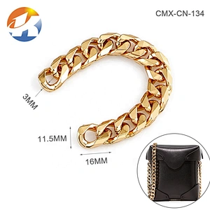 Fashion Design Gunmetal Iron Chain For Bag
