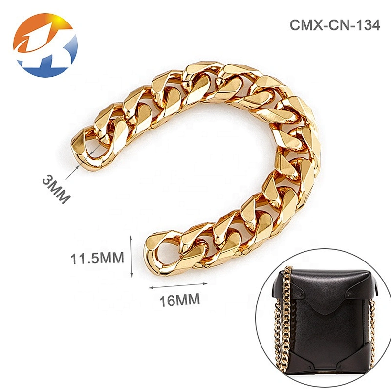 Fashion Design Gunmetal Iron Chain For Bag