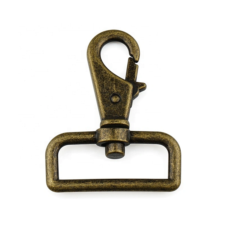 Manufacturer Direct Wholesale 1.5 Inch Black Swivel Bag Strap Metal Snap Hook
