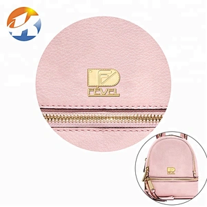 Professional Designer Metal Letters Logo and Metal Label for Handbags, Custom Gold Metal Name Plate for Bags