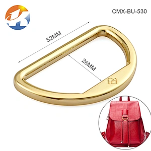 Dongguan Supplier Professional Custom Gunmetal Metal D Ring Buckle for Clothing