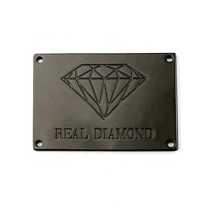 Custom Brand Logo Metal Charms Tag For Bag, Bag Accessory Custom Metal Logo Label Naming Tag