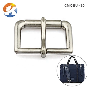 Wholesale 1.5 Inch Metal Roller Pin Belt Buckle, Custom Zinc Alloy Metal Pin Buckle for Men Belt