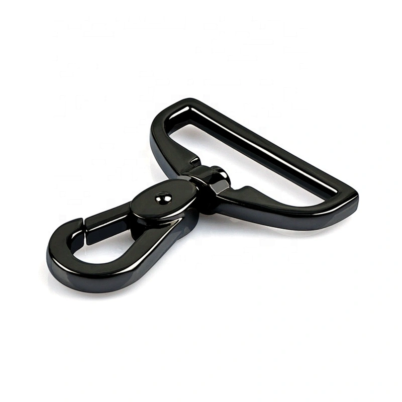Bag Strap Zinc Alloy Metal Snap Hook, Wholesale Gunmetal Metal Spring Snap Hook for Bags
