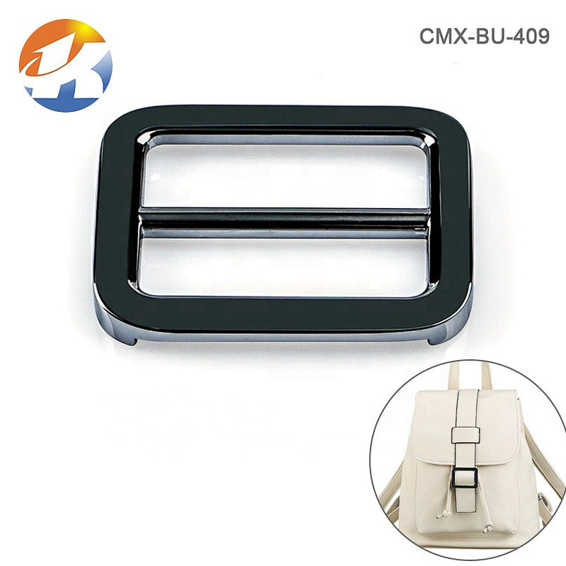 Wholesale Metal Hardware Slider Adjusters Gun Metal Tri-Glide Buckle For Bags