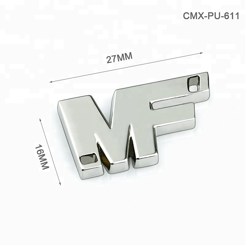 Bag/Garment Accessories Custom Nickel Metal Sew Letters Logo