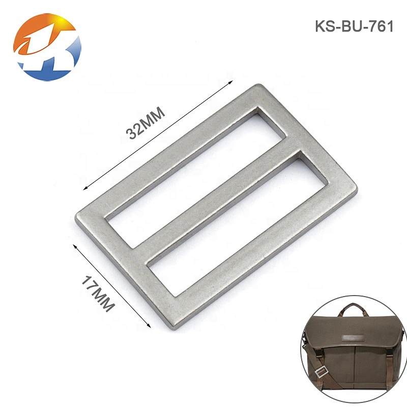 Wholesale Bag Accessories 32mm Metal Adjuster Buckle, Zinc Alloy Metal Buckle for Dog Collar and Backpack