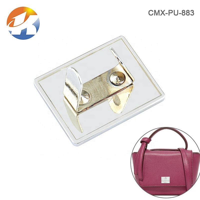 Custom Nickel Metal Brand Logo Label, Design Engraved Metal Name Tag Plate for Handbag
