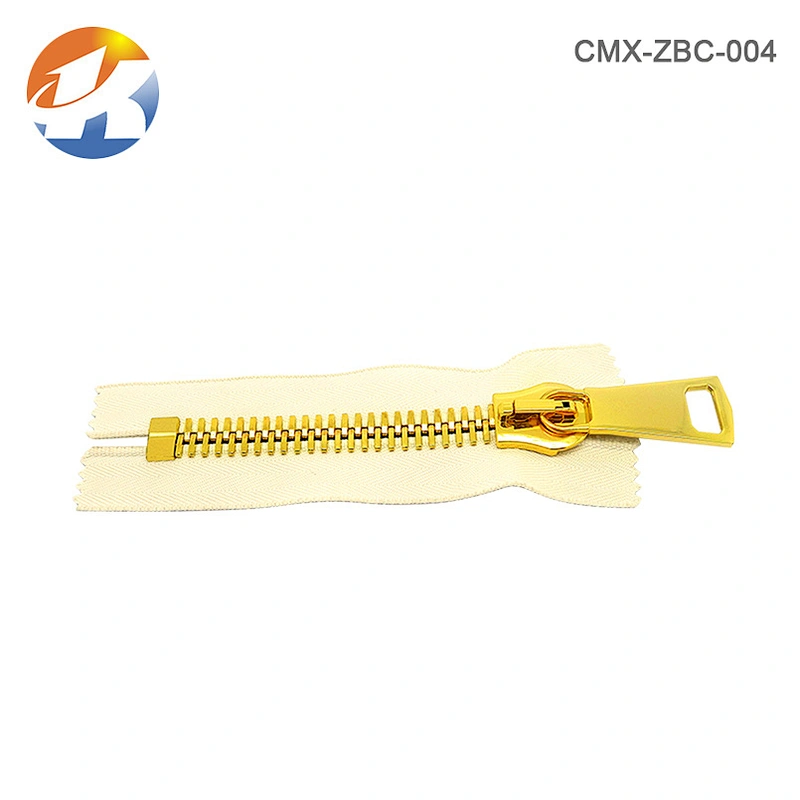 OEM/ODM Gold Teeth Wholesale Metal Zip