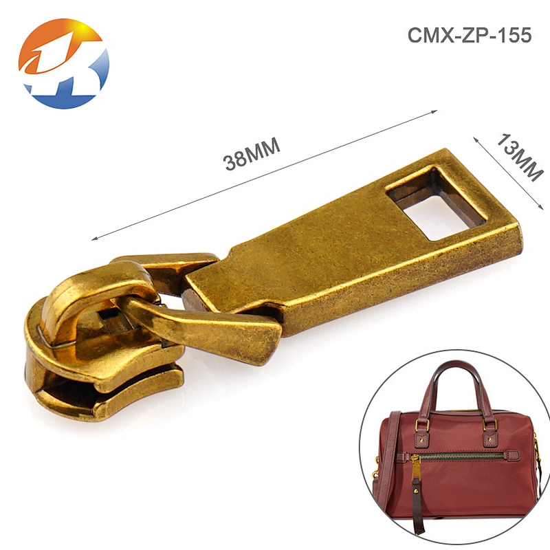 Custom Metal Zipper Puller And Slider For Handbag