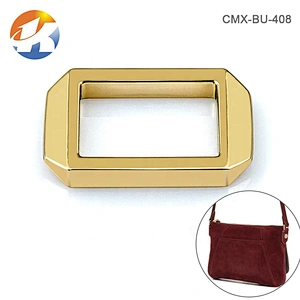 Wholesale Bag Accessories Factory Price Metal Bag Buckle, Custom Square Gold 20mm Metal Buckle for Handbag