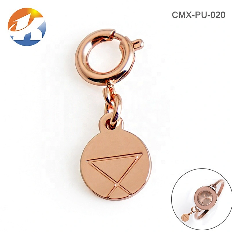 Fashion Hot Sell Gold Color Engraved Jewelry Metal Logo Tag