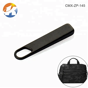 Bag Matt Black Metal Zipper Puller for Wallet, Custom Logo Small Metal Zipper Pull