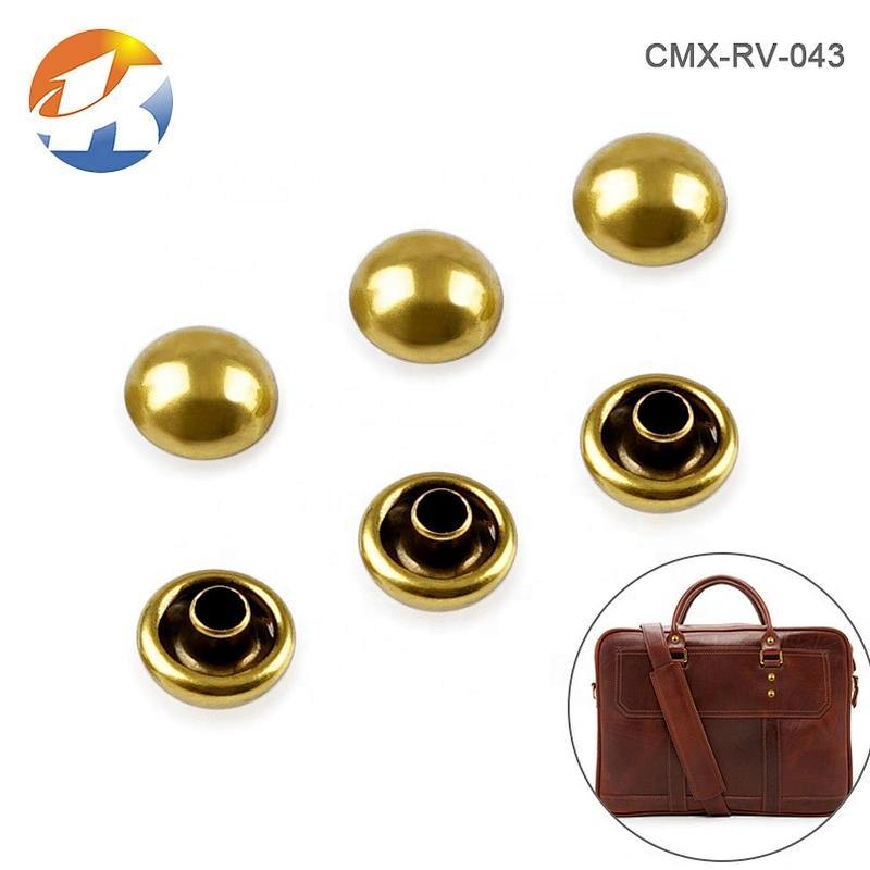 Wholesale Durable Bronze Mushroom Head Metal Rivet For Handbags