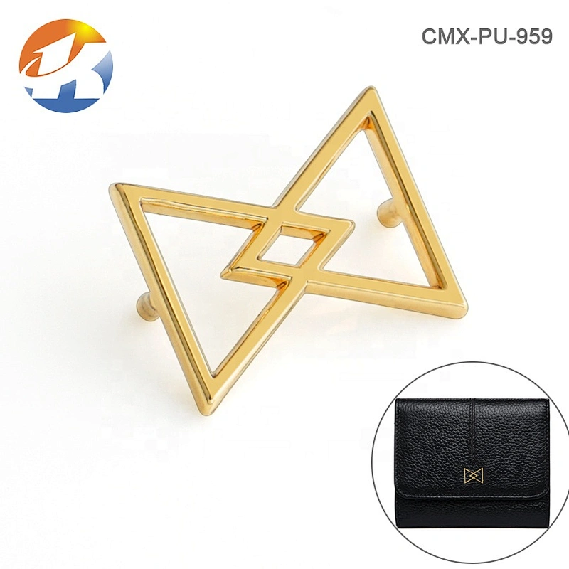 Wholesale and Custom Gold Small Metal Logo for Purse,  Bag Hardware Zinc Alloy Metal Name Plate^