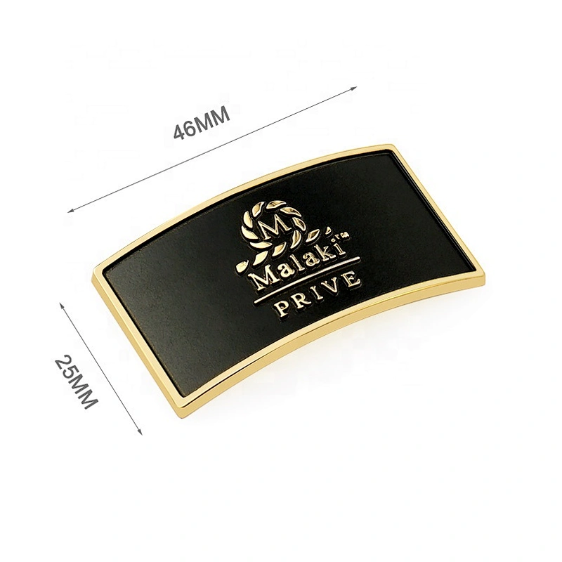 Embossed Logo With Black Background Custom Metal Logo Design