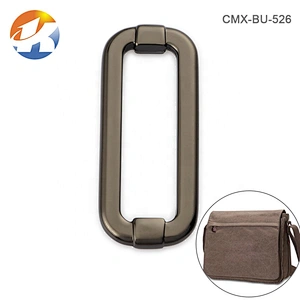 Zinc Alloy Matt Gunmetal  1.5 Inch Metal Backpack Buckle for Straps