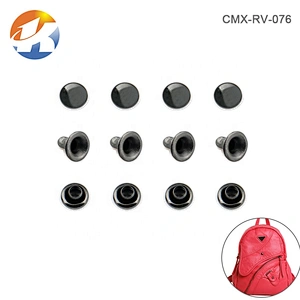 Bag Accessories Small Iron Material Metal Single Cap Round Rivet For Shoe Clothing