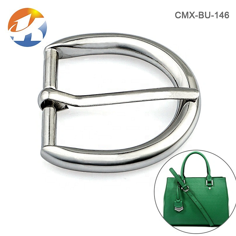 High Quality Wholesale Silver Metal Pin Belt Buckle