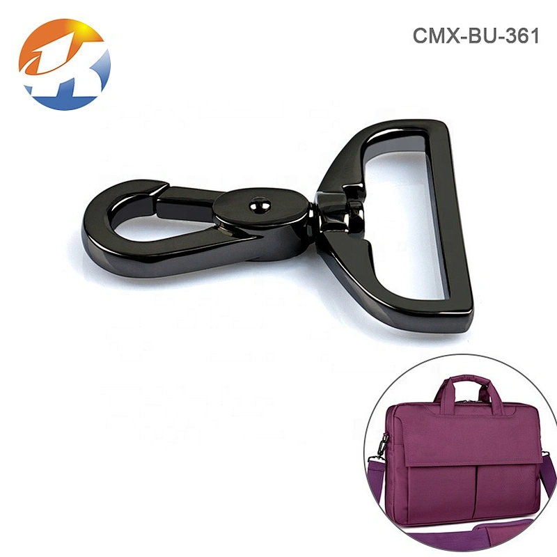 Bag Strap Zinc Alloy Metal Snap Hook, Wholesale Gunmetal Metal Spring Snap Hook for Bags