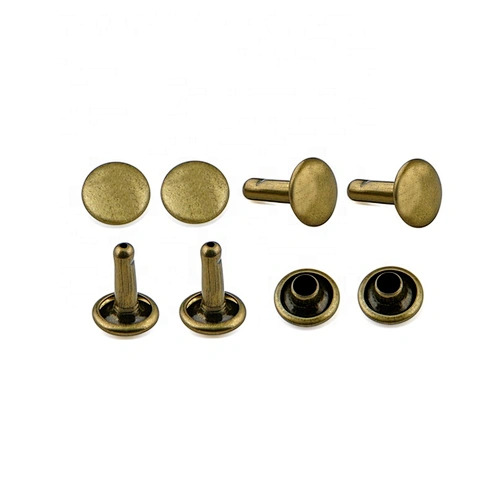 Wholesale Antique Brass Double Layer Metal Rivet For Shoes Garment, Handbag Decoration Rivet