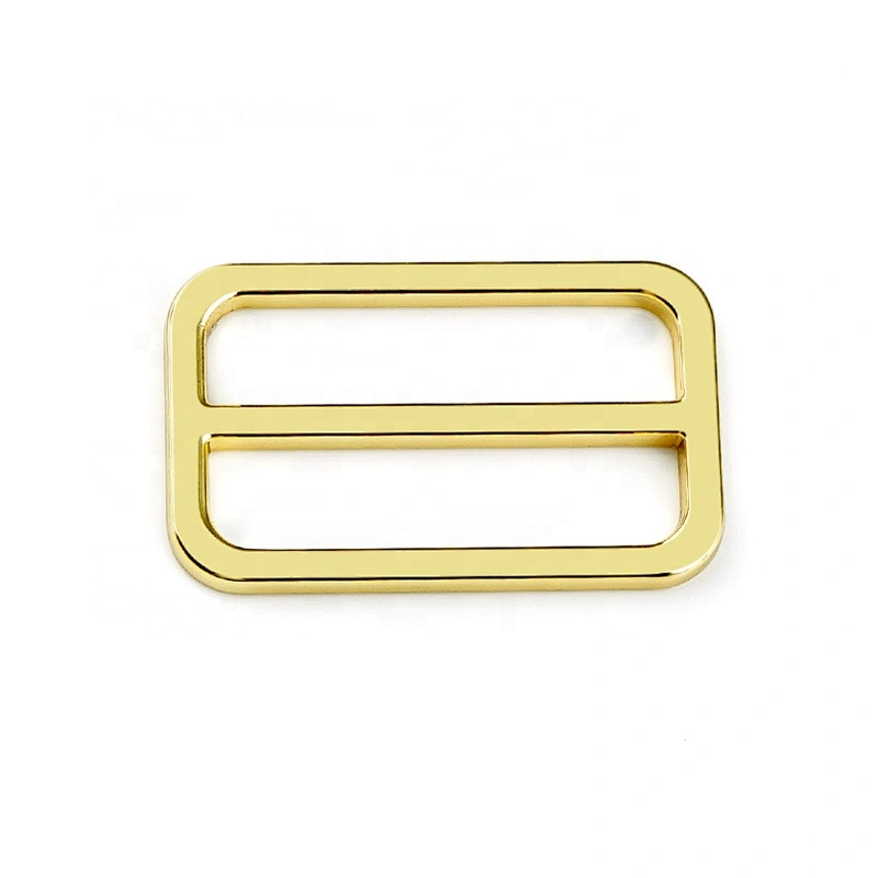 Good Quality Alloy Gold Plated Gold Metal Buckle, Adjustable Buckle Metal for Handbags