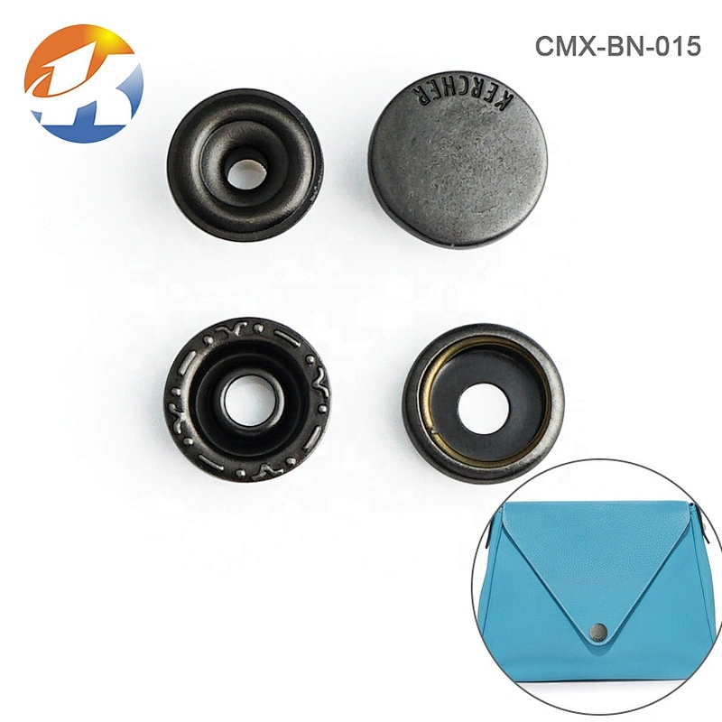 Dongguan Factory Custom Zinc Alloy Metal Snap Button For Leather Jacket